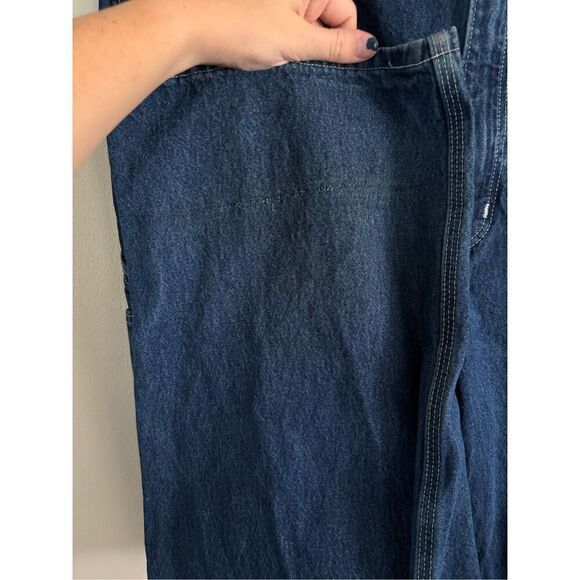 Men's Carhartt Dungaree Fit Jeans Size 44x32 100% Cotton Work Jeans - Picture 5 of 7